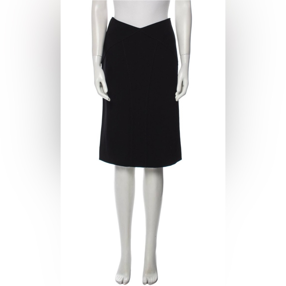 Valentino Virgin Wool Knee-Length Skirt Size 6